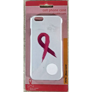 Pink Ribbon Phone Case for Apple iPhone 6 & 6S Breast Cancer Awareness